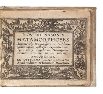 OVIDIUS NASO, PUBLIUS.  Metamorphoses.  1591